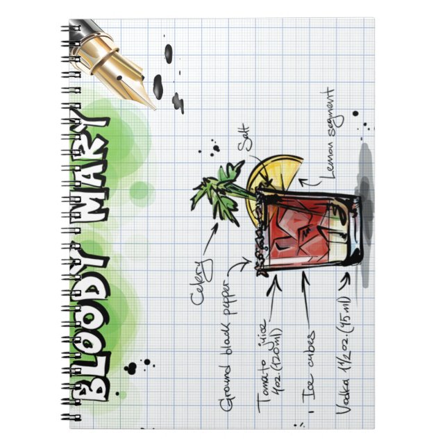 Bloody Mary Notebook (Front)
