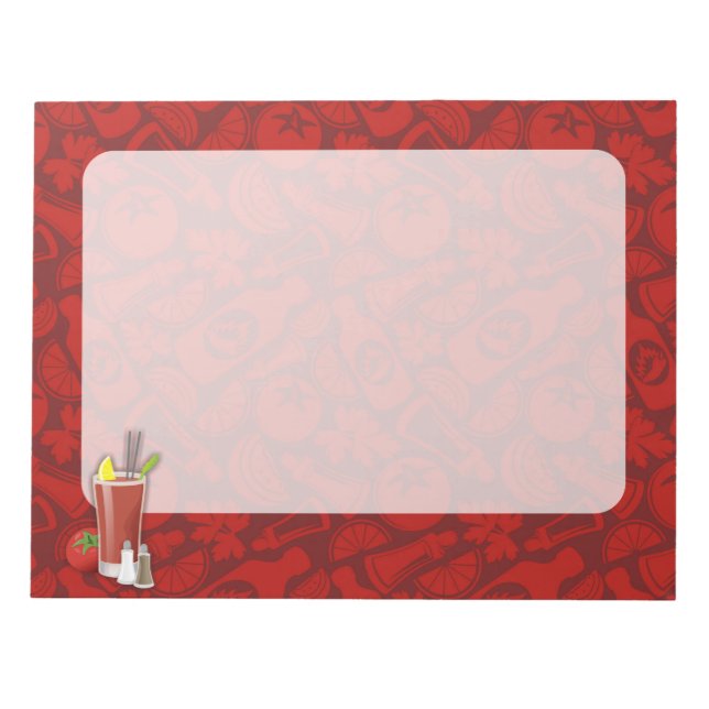 Bloody Mary Notepad (Front)