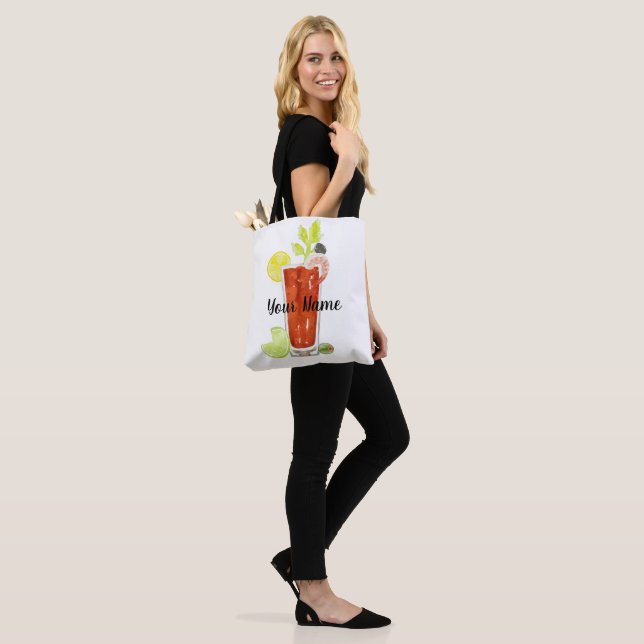 Bloody Mary Personalised Tote Bag (On Model)