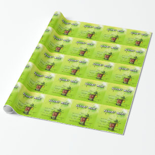 Bloody Mary Recipe Wrapping Paper