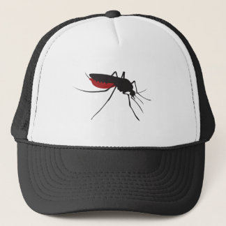 Bloody mosquito trucker hat