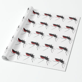 Bloody mosquito wrapping paper