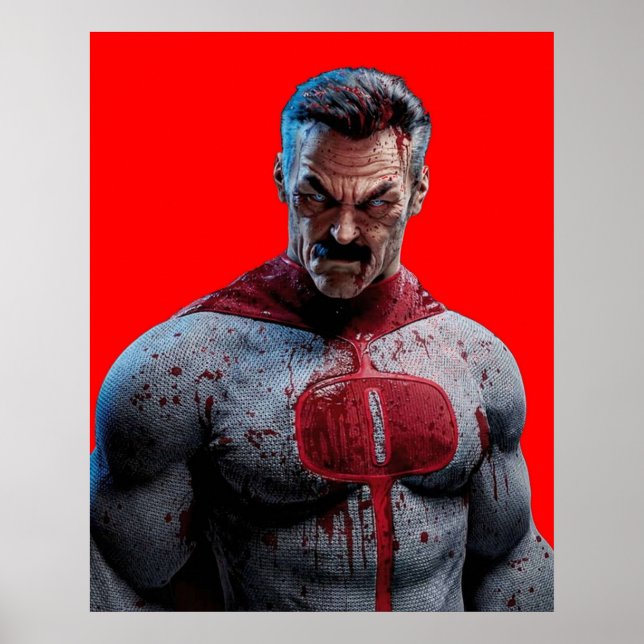 Bloody Omni Man Poster (Front)