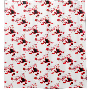 bloody psycho shower curtain