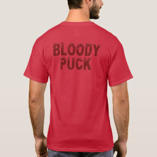Bloody Puck men red t-shirt back