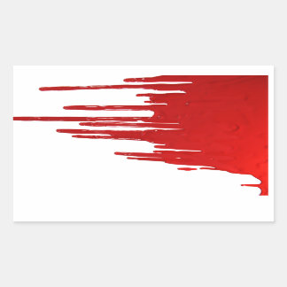 Bloody Rectangular Sticker