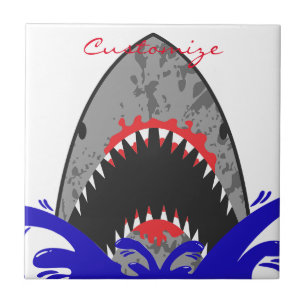 Bloody Shark Jaws Thunder_Cove Tile