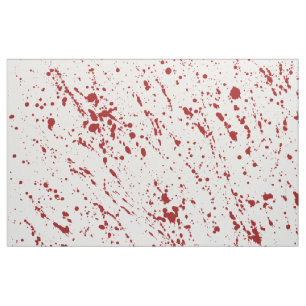 Bloody Soaked, Blood Horror Sinister Halloween Fabric