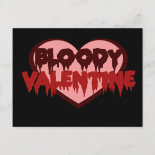 Bloody Valentine Holiday Postcard