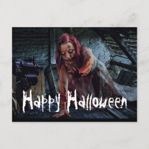Bloody Zombie Postcard