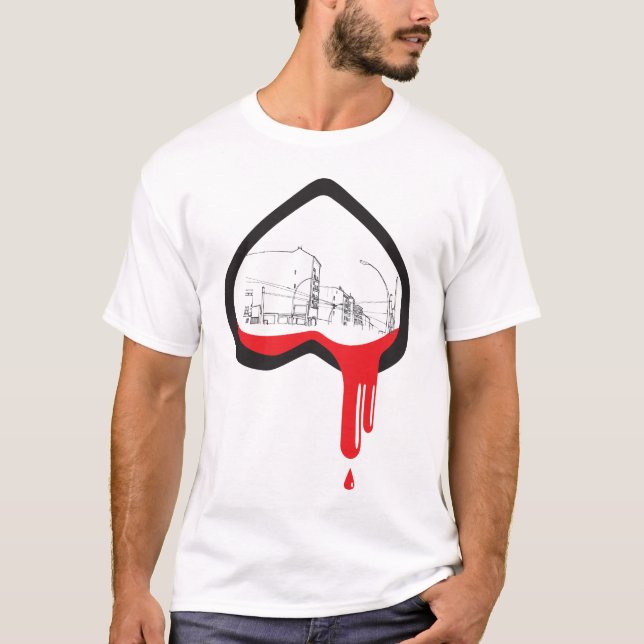 bloodyheart & berlin T-Shirt (Front)