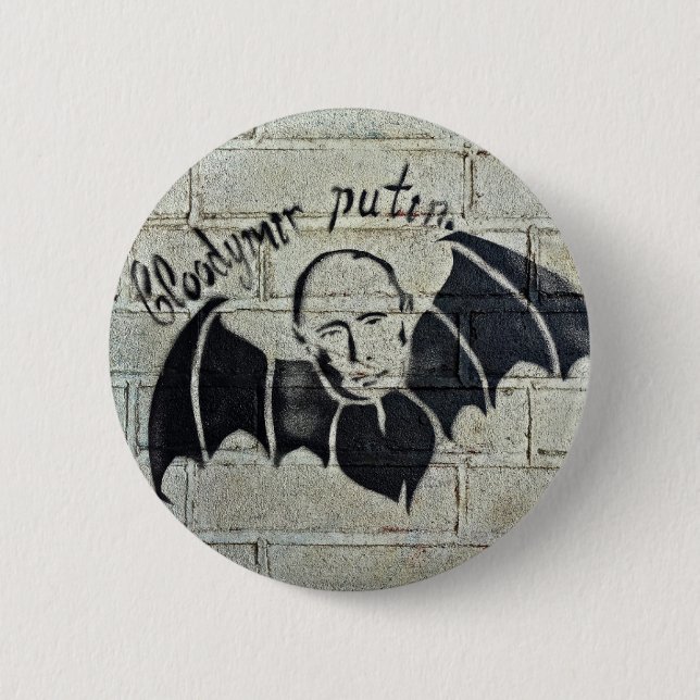 Bloodymir Putin Button (Front)