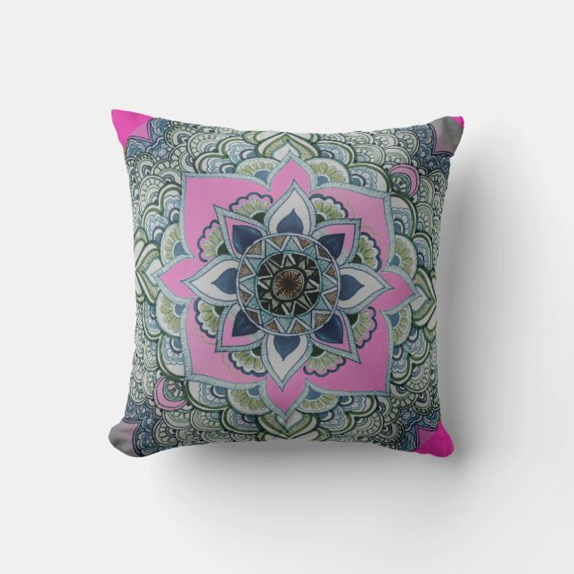 Bloom Abstract Cushion (Front)