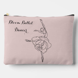 Bloom Ballet Dancer With Floral Touch Accessory Pouch