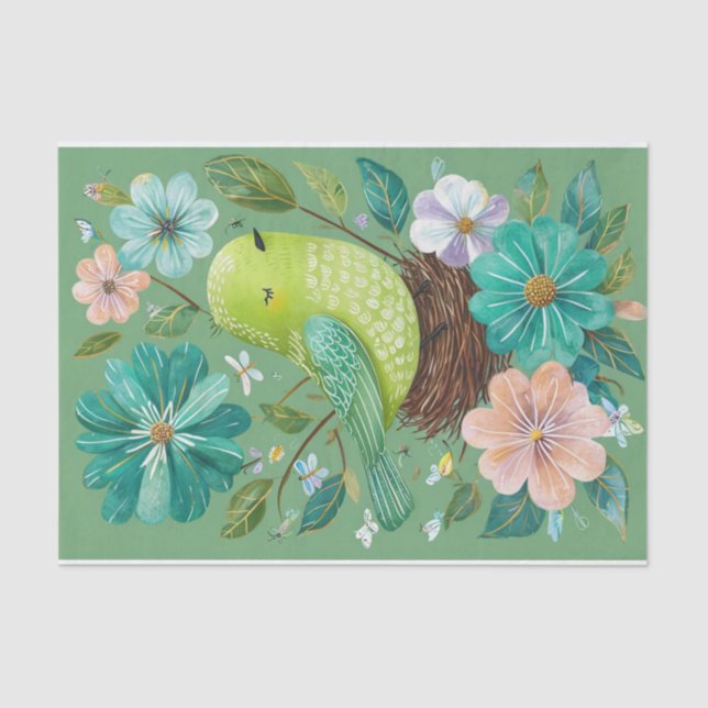 Bloom Beak Tissue Paper (Front)