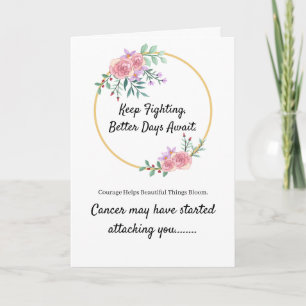 Bloom Beyond Fear– Beat Cancer Card