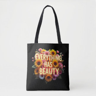 : Bloom Beyond the Darkness Tote Bag