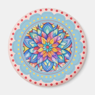 Bloom Bliss Colourful Flower Magnet