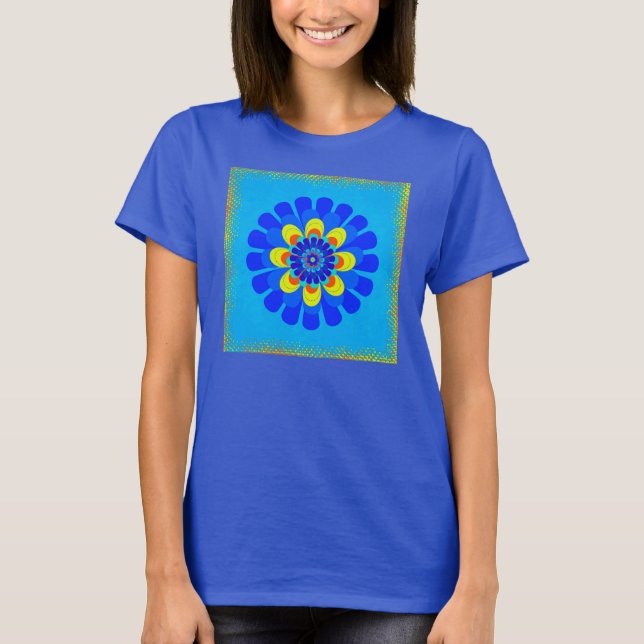 Bloom Blue T-Shirt (Front)