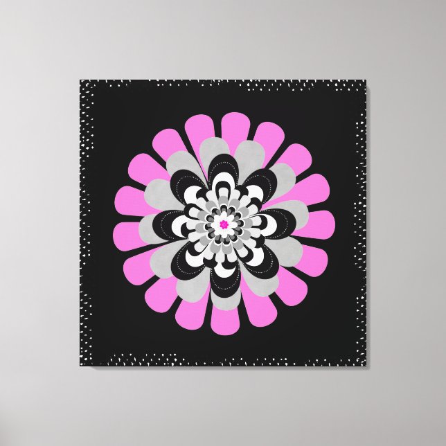 Bloom Blush Canvas Print (Front)