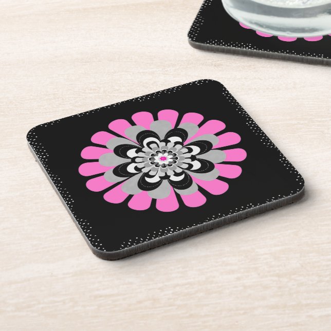 Bloom Blush Coaster (Left Side)