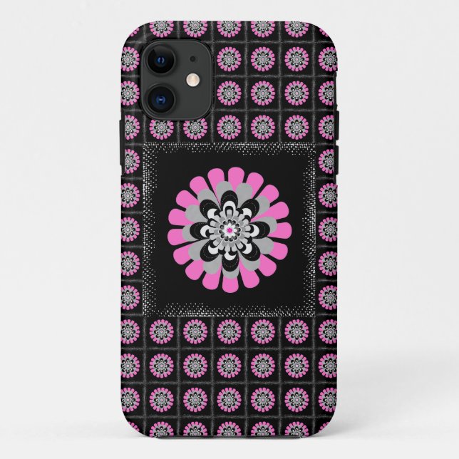 Bloom Blush Patchwork Case-Mate iPhone Case (Back)