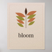 Bloom Boho Terracotta Arch Sun Art Print