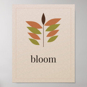 Bloom Boho Terracotta Arch Sun Art Print