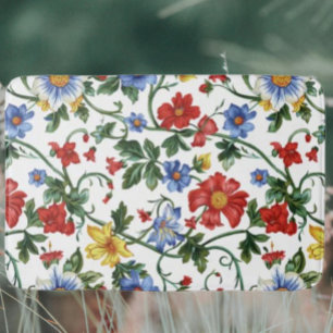 Bloom Boldly Vibrant Floral Bath Mat