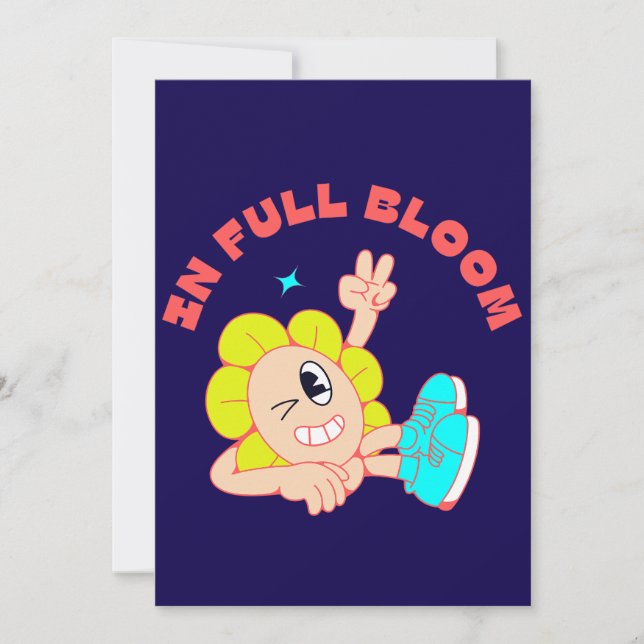 Bloom & Bounce Invitation (Front)