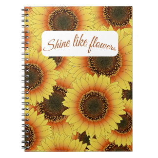 🌸 Bloom Brightly: Shine Like Flowers 🌸 Notebook