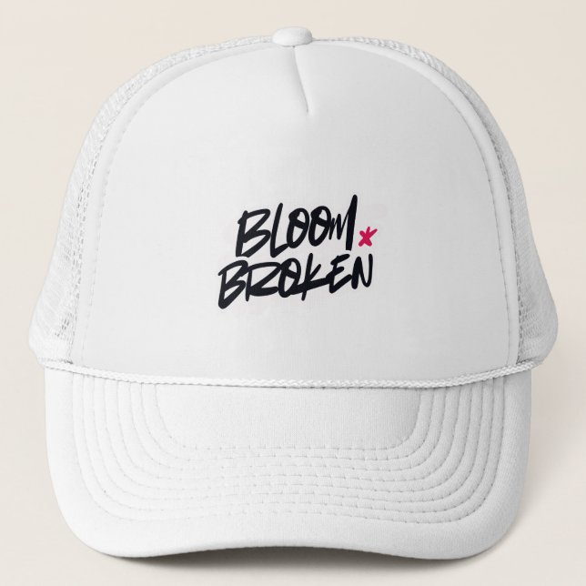 BLOOM BROKEN TRUCKER HAT (Front)