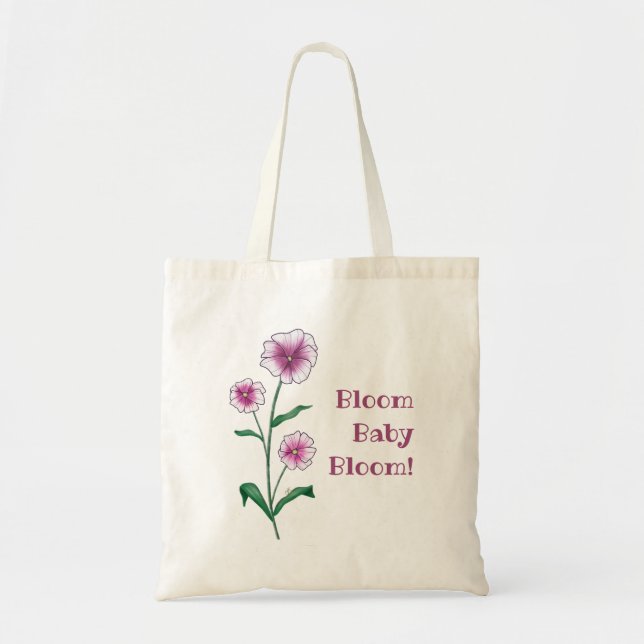 Bloom Canvas Tote Bag (Front)