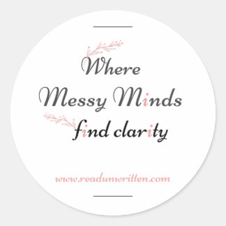 Bloom Clarity Classic Round Sticker