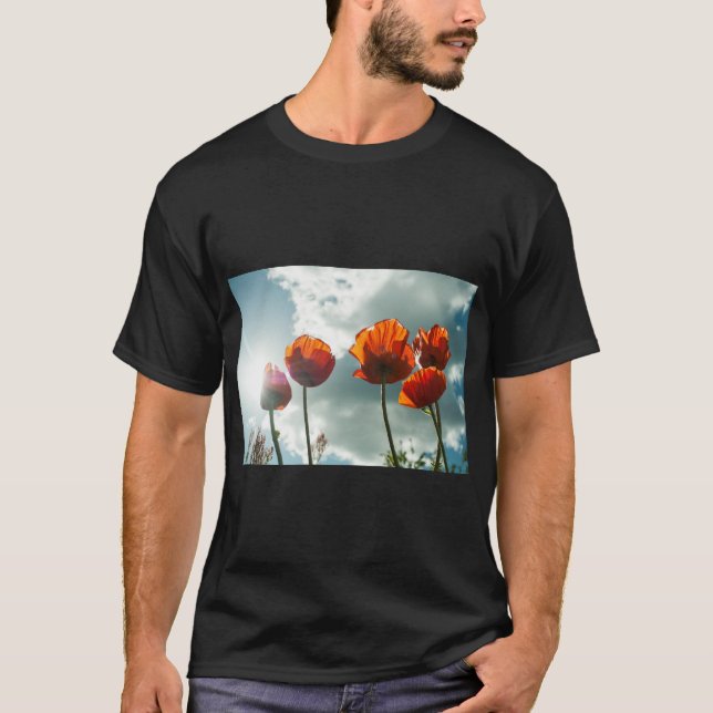 Bloom & Cloud Serenity  T-Shirt (Front)