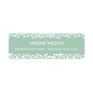 Bloom Customisable Return Address Labels