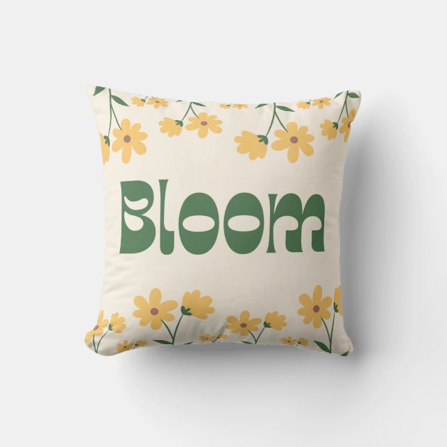 Bloom design  cushion (Front)
