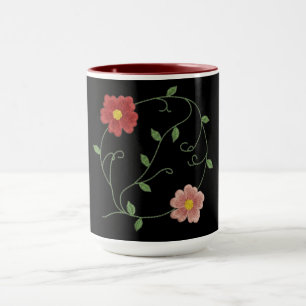 Bloom Embroidery Mug