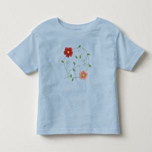 Bloom Embroidery Toddler T-Shirt