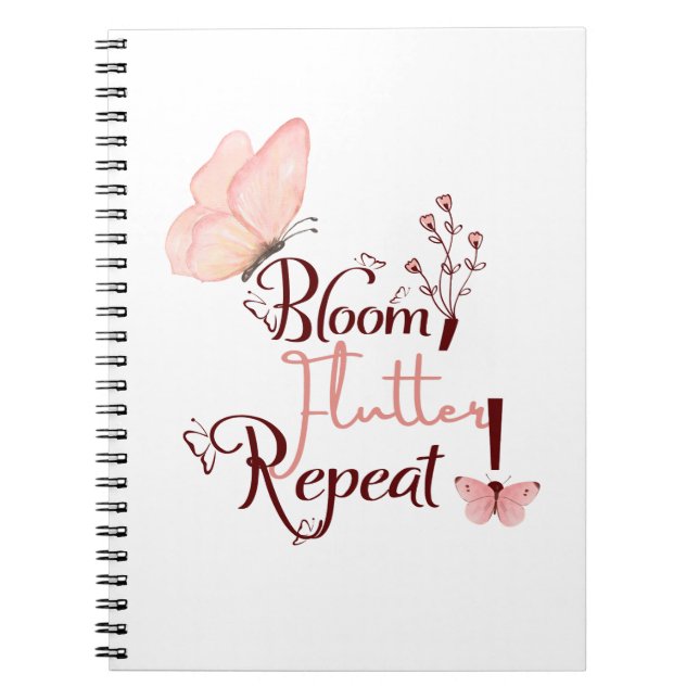 Bloom Flutter Repeat notebook (Front)