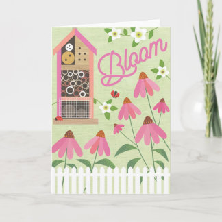 Bloom! Folded Notecard