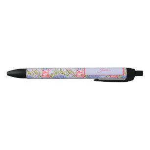 Bloom from within Blooming Hydrangea Cottagecore  Black Ink Pen