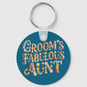 Bloom groom's fabulous aunt bride team bridal in key ring