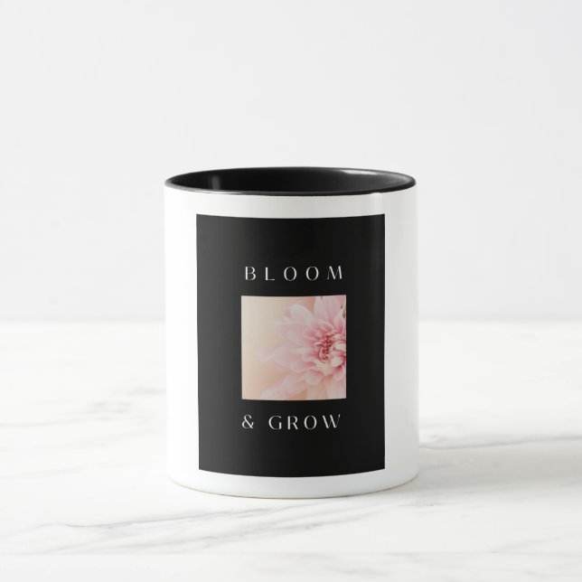 Bloom & Grow Daisy Flower Aesthetic Minimalist  Mug (Center)