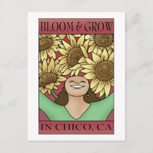 Bloom & Grow in Chico, CA Postcard