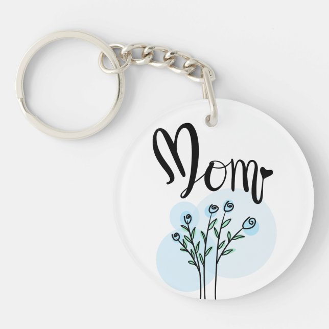  Bloom & Grow Minimalist Key Chain (Front)