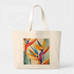 Bloom & Grow Soft Pink Dahlia Floral Aesthetic  Large Tote Bag