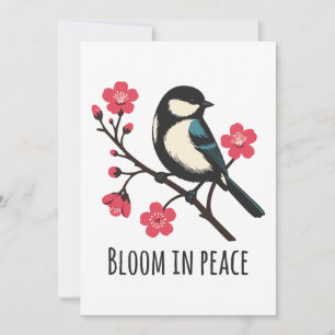 Bloom in Peace Invitation