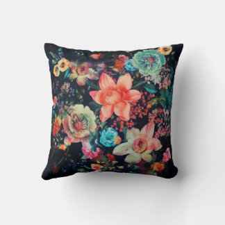 Bloom in Style: Colourful Floral Design Cushion