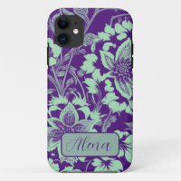 Bloom in Style Purple Minimalist Flower